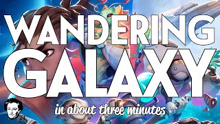Wandering Galaxy in about 3 minutes