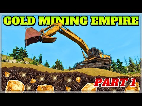 I Built A GOLD MINING EMPIRE From NOTHING - Gold Mining Simulator Supercut Ep 1-10