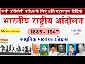 भारतीय राष्ट्रीय आंदोलन 1885 1947 1885 से 1947 तक 