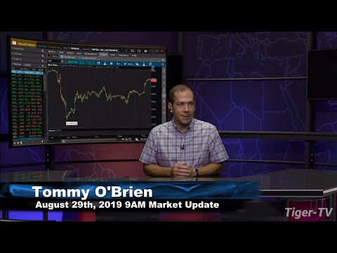 August 29th 2019, 9AM ET Market Update on TFNN