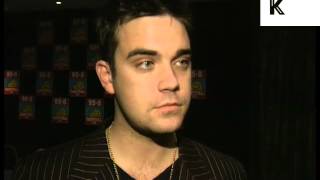 1997 Robbie Williams on Solo Comeback Album, 1990s Archive Footage