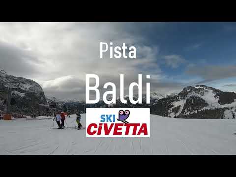 Pista Baldi (n. 9) di Alleghe - Ski Civetta #dolomitisuperski #skicivetta