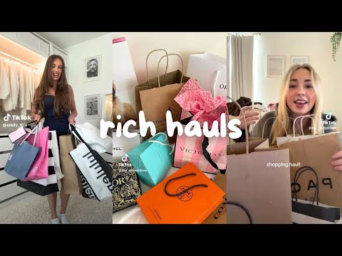 rich tiktok hauls 🧸🎀✨ | cute & aesthetic tiktok compilation