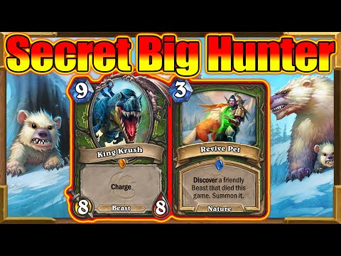 Resurrect King Krush Big Beast Secret Hunter! Super Good! Fractured in Alterac Valley | Hearthstone