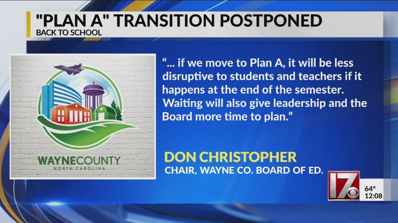 Wayne County 'Plan A' school transition postponed