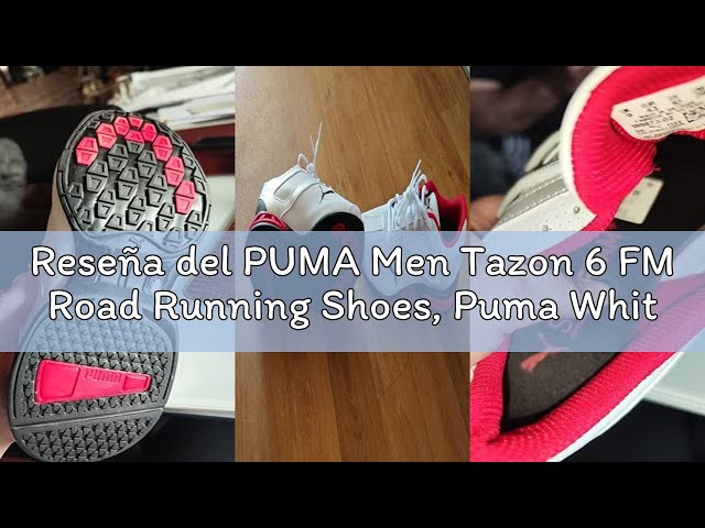 Vídeo relacionado con PUMA Tazon 6 Fm, Zapatillas de Running Hombre, Multicolor Puma White Puma Black Puma Silver, 44 EU