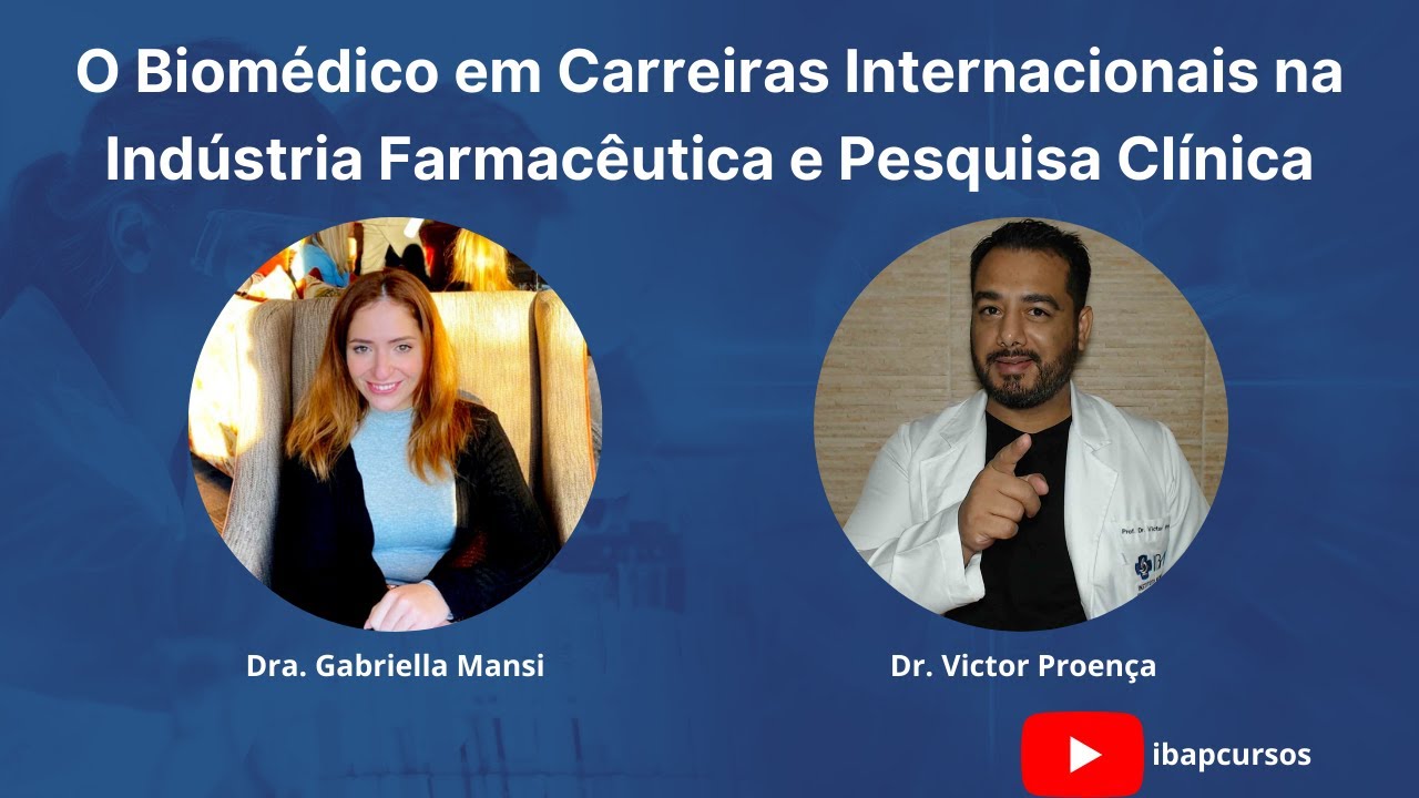 Biomédico na Indústria Farmacêutica e Pesquisa Clínica - Entrevista Gabriella Mansi