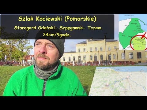 Szlak Kociewski (żółty): Starogard Gdański- Szpęgawsk- (historia)- Tczew 34km/9godz
