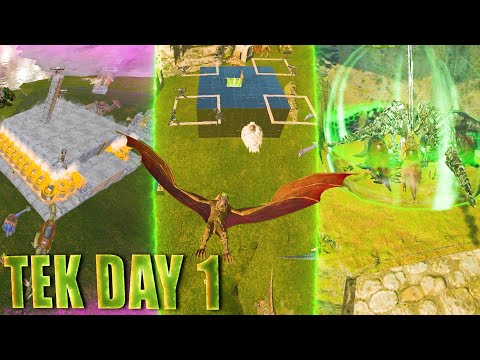 Starting on FJORDUR with a Megatribe of 100 People | Fjordur #1 | ARK Official PvP