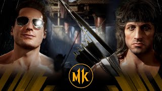 Mortal Kombat 11 - (Klassic) Johnny Cage Vs Rambo 