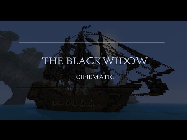 The Black Widow - Custom terrain and ship Minecraft Map