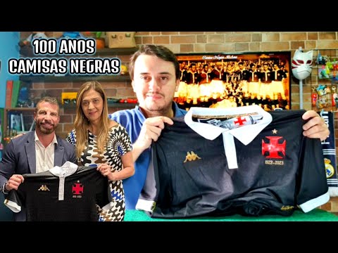 NOVA CAMISA DO VASCO 2023/2024 DA SHOPEE (100 ANOS CAMISAS NEGRAS) - UNBOXING E DETALHES
