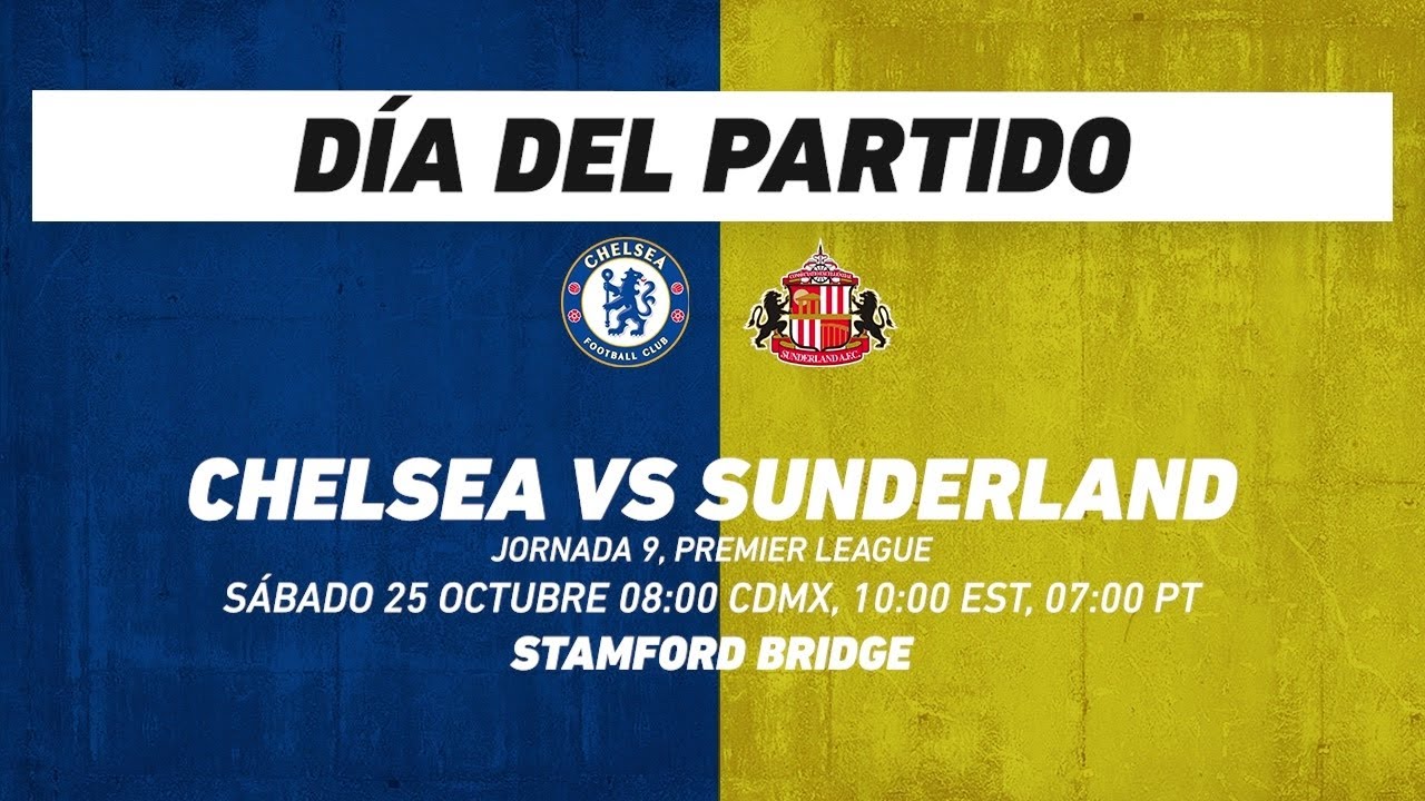 Chelsea vs Sunderland, frente a frente: Premier League