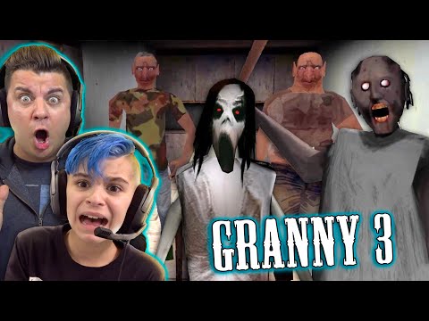 GRANNY HAS TWINS? The Twins, Granny, Slendrina and Grandpa All In One GAME!