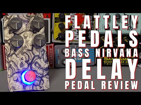 Ex Demo Flattley Guitar Pedals Bass Nirvana - Bass Analogue Delay (RRP £259) image 6