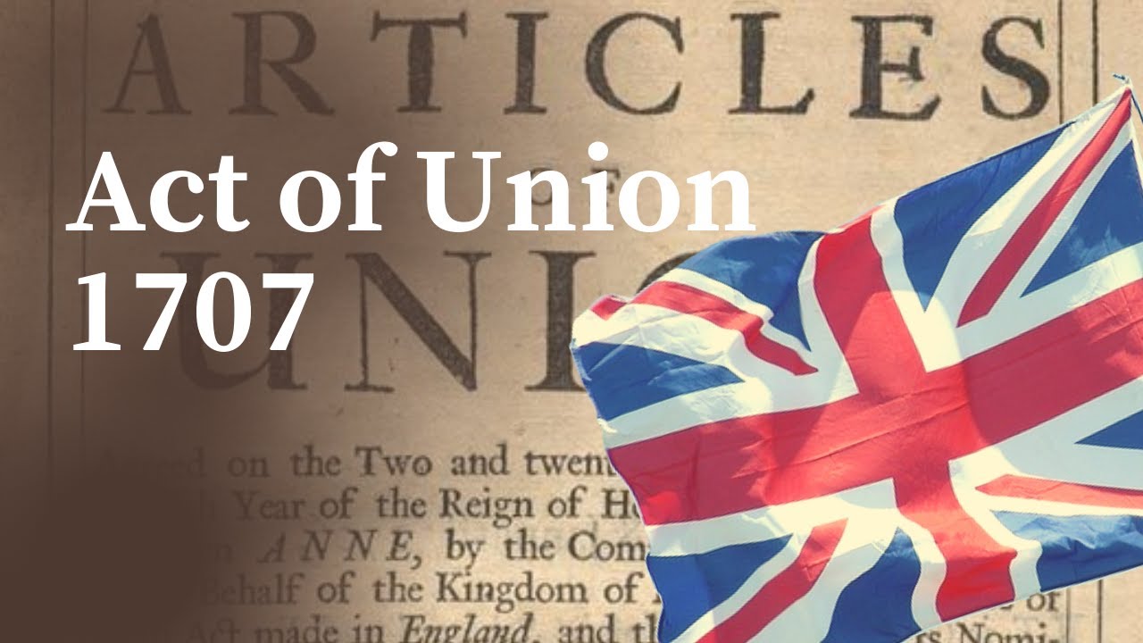 When did England pass the Act of Union?