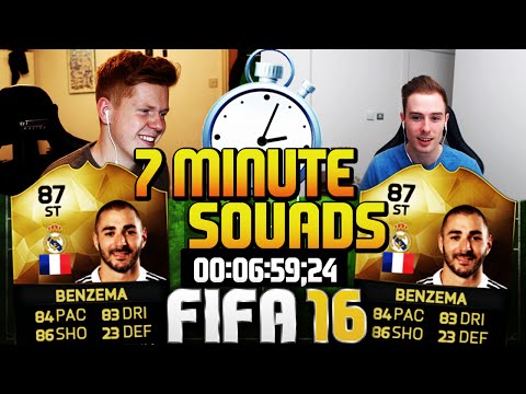 FIFA 16 7 MINUTE SQUAD BUILDER WITH INFORM BENZEMA!! - Epic Squad Builder