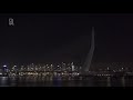 Beveiliging faalt: en plotseling verschoot de Erasmusbrug van kleur