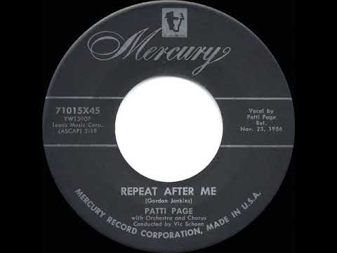 1957 HITS ARCHIVE: Repeat After Me - Patti Page