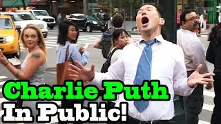 Charlie Puth - "How Long" - SINGING IN PUBLIC!!