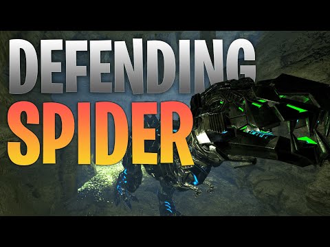 DEFENDING Our SPIDER CAVE DAY 2 - ARK PVP