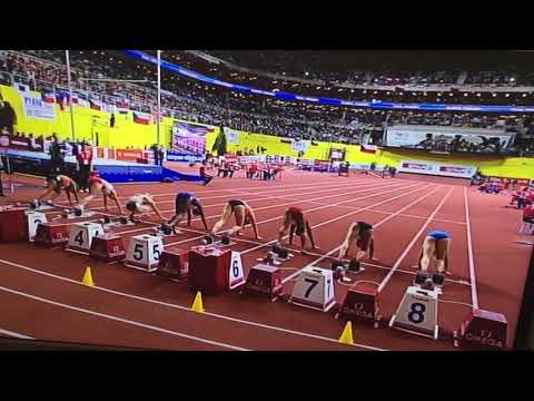 60m kobiet.Ewa Swoboda Rekord Europy juniorek 7.30