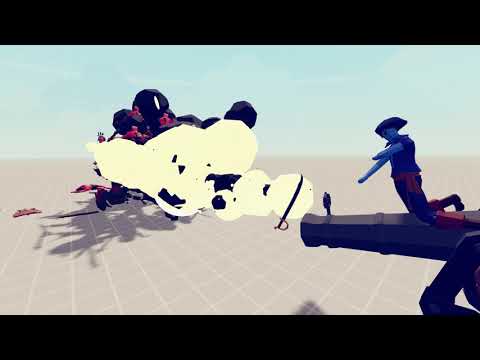 [TABS] Rapidfire Bomb Cannon vs every unit (groups) Part 4 - Totally Accurate Battle Simulator