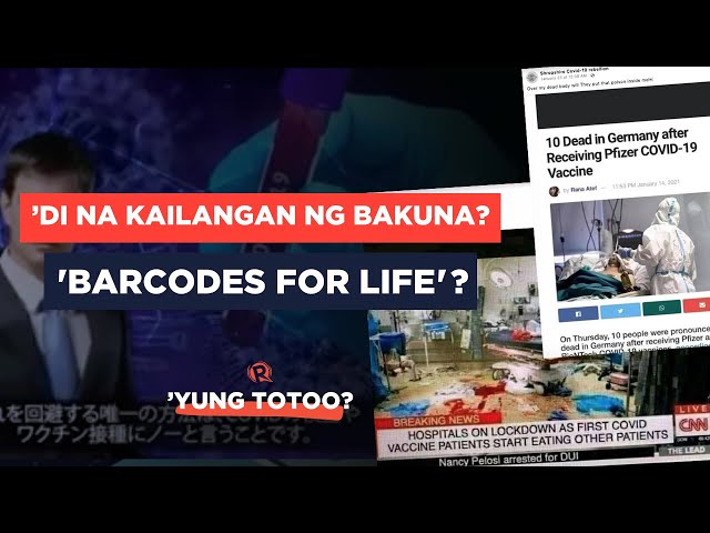 [WATCH] ’Yung Totoo?: 5 pekeng istorya tungkol sa bakuna laban sa COVID-19