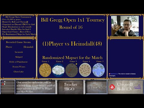 Player vs Heimdall- Recorded Games - Round of 16 - Bill Gregg Open Tournament