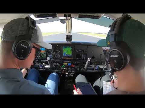 Waco, TX to Conway, AR in a Piper Seneca II