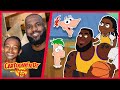 LeBron And Zhuri James Meet Phineas And Ferb Cartoonified Disneychannelanimation