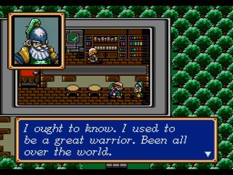 Shining Force Video Walkthrough Part 1 - Guardiana, Hermit's Hut
