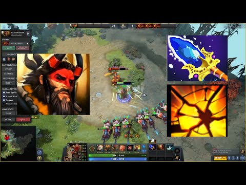 Beastmaster Reworked Aghanims Scepter - Drums of Solom!! #dota2 #patch7.32 #beastmaster