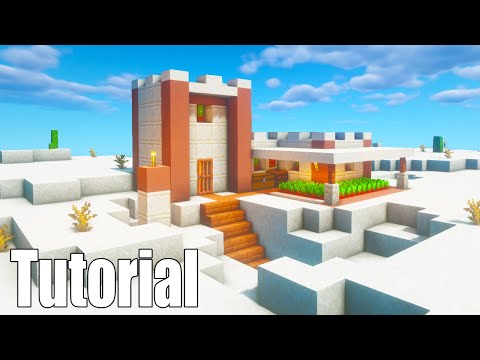 TSMC - Minecraft - Minecraft Tutorial: How To Make A Desert House "2020 Tutorial"
