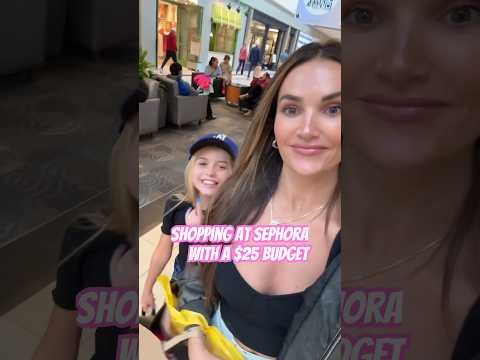 Sephora mini shopping vlog | $25 BUDGET! 🛍️ #shorts #shoppingvlog #sephora