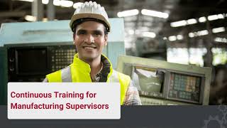 Continuous Training for Manufacturing Supervisors