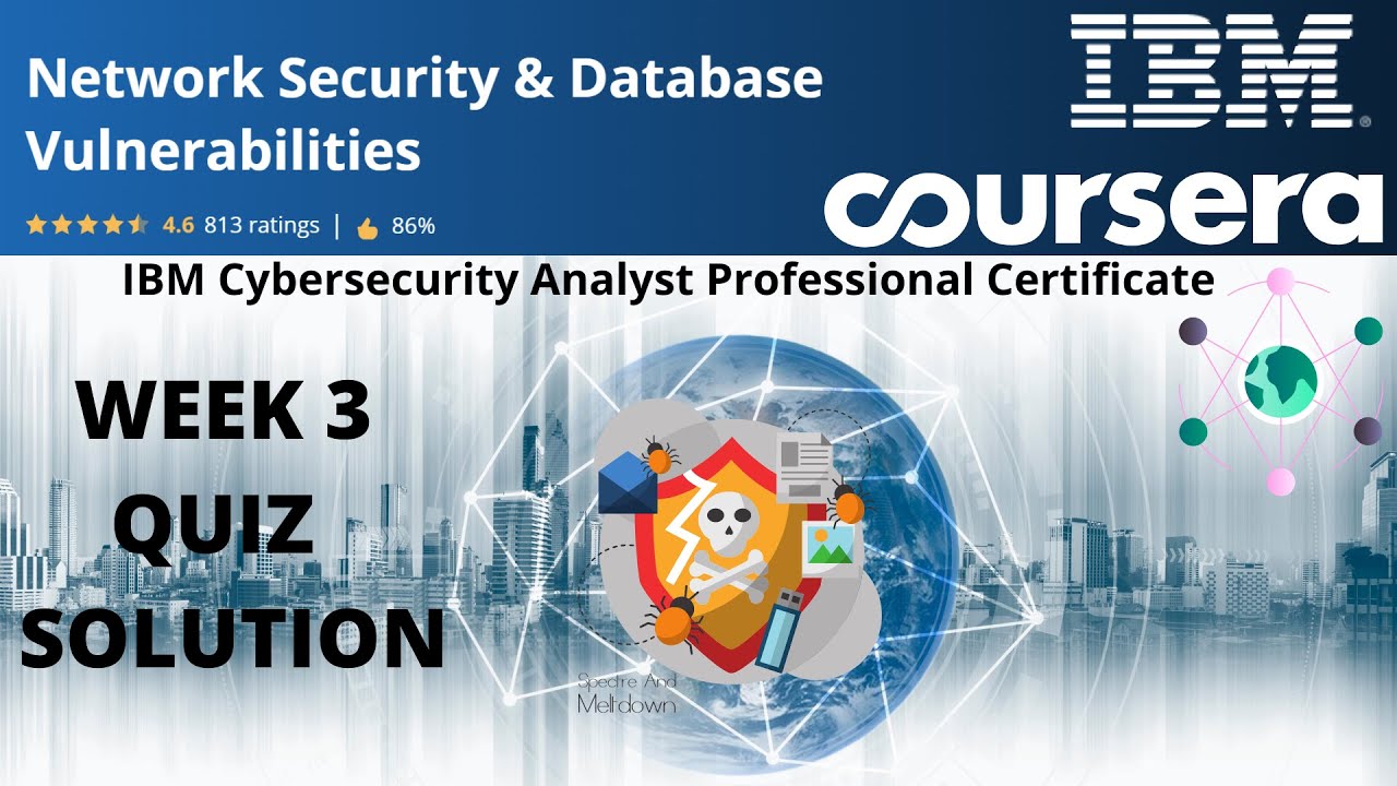 Network Security & Database Vulnerabilities Coursera WEEK 3 Intro. to Databases Quiz Answers| by IBM