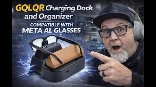 GQLQR Charging Dock and Organizer Compatible with Meta Al Glasses