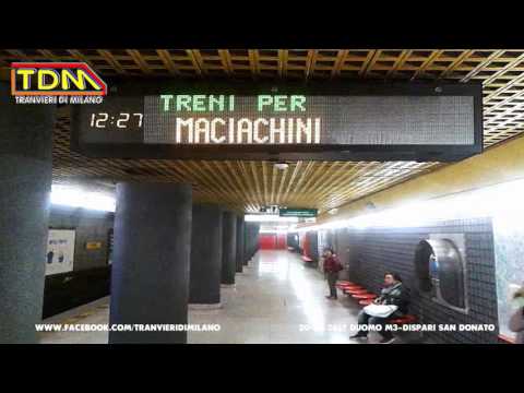 CONFUSION DISPLAY "DUOMO M3" TRENI PER MACIACHINI DIREZIONE SAN DONATO
