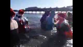 preview picture of video 'Paignton Lions Club Walk Into The Sea 2013'