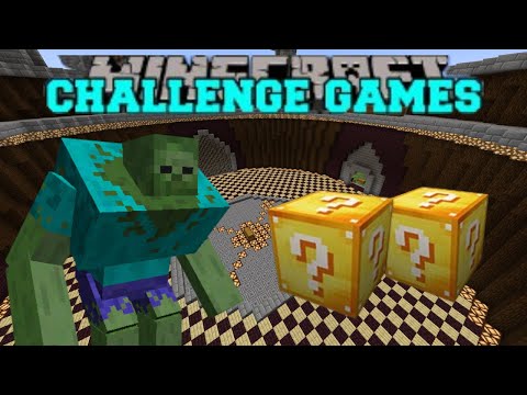Minecraft: MUTANT ZOMBIE CHALLENGE GAMES - Modded Mini-game Ft. Z4Y