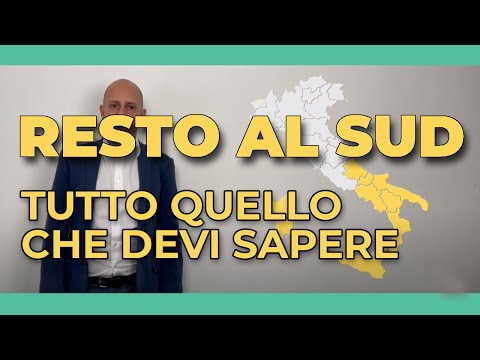 Come Funziona Resto Al Sud? Tutto quello che devi sapere per creare la tua impresa al sud.