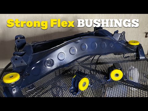 STRONG Flex Bushings installed on my Subframe (Toyota MKIV Supra JZA80)
