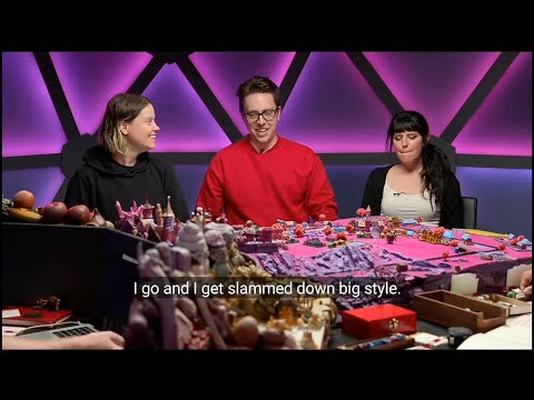 "go get slammed down BIG STYLE!!!!" — a crown of candy finale