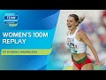 Takacs SHOCKS Strong Field Women S 100m Replay Madrid 2025