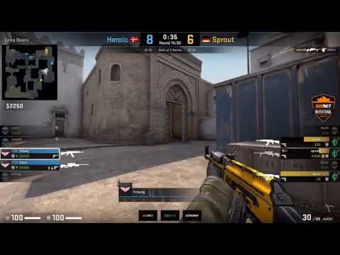 Heroic vs Sprout de_dust2 лучшие моменты