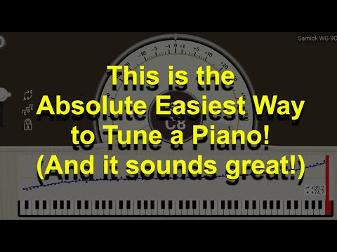 The Easiest Way to Tune a Piano! PianoMeter and DSU!