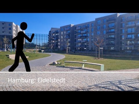 Der Geher in Hamburg: Eidelstedt