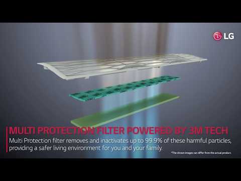 LG Air Conditioner : DUALCOOL USP_ Multi protection filter powered by 3M