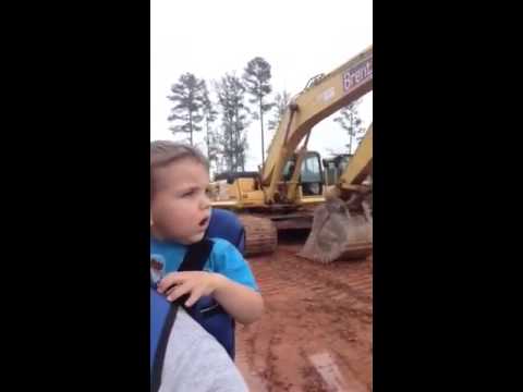 Lello luh lellow (yellow excavator)